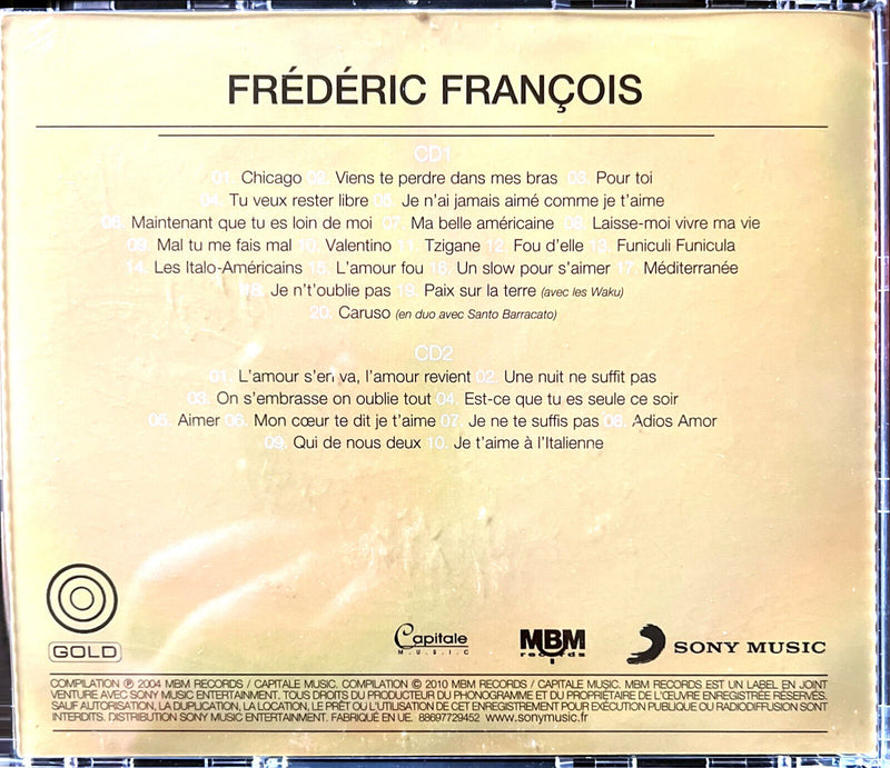 Frédéric François Mini Coffret 2xCD 30 Chansons De Légende