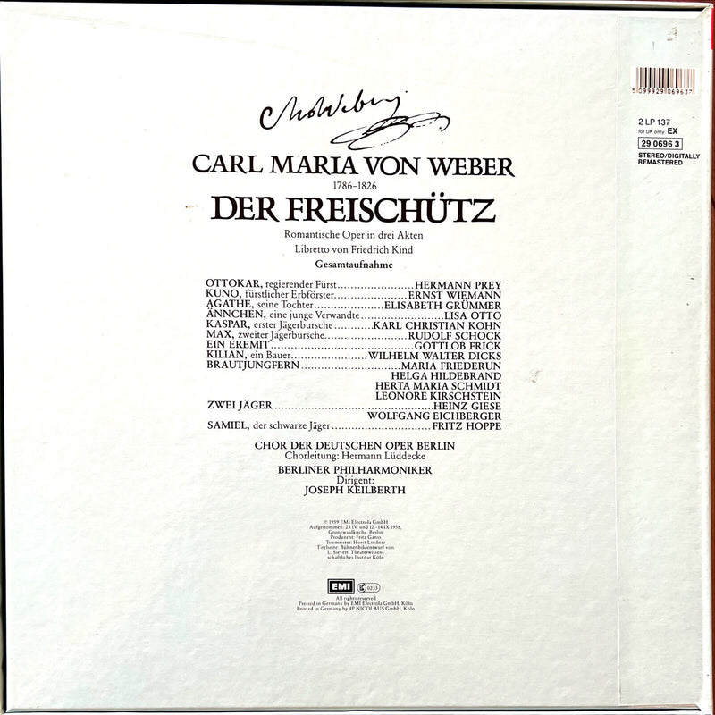 Weber 2xLP Der Freischütz