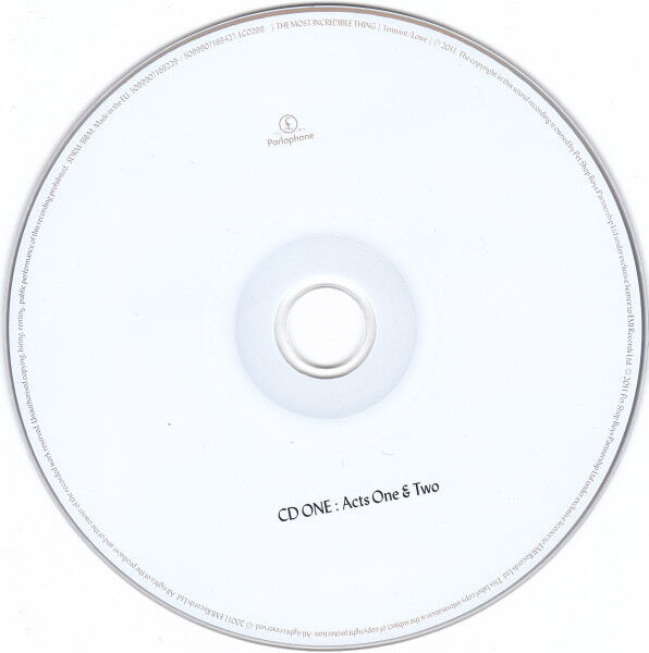 Tennant/Lowe 2xCD The Most Incredible Thing - Hardback Book Case - Europe (M/M)