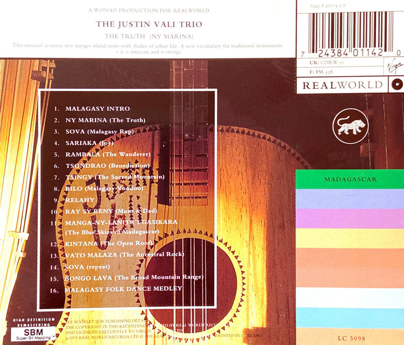 The Justin Vali Trio ‎CD The Truth (Ny Marina) - Europe (EX+/VG+)