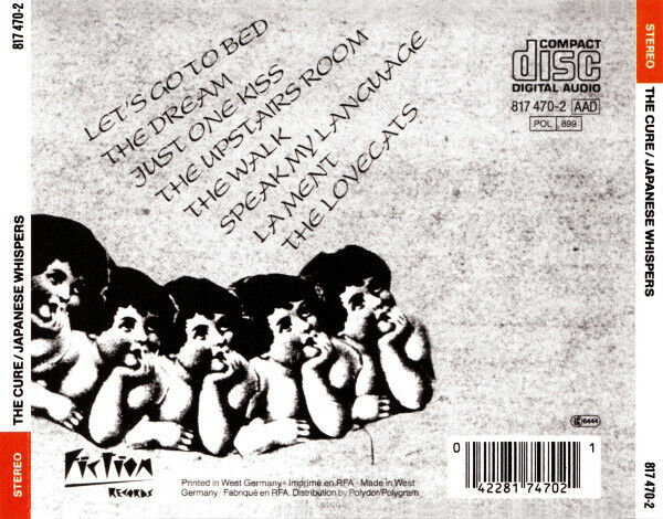 The Cure ‎CD Japanese Whispers - Europe (VG+/M)