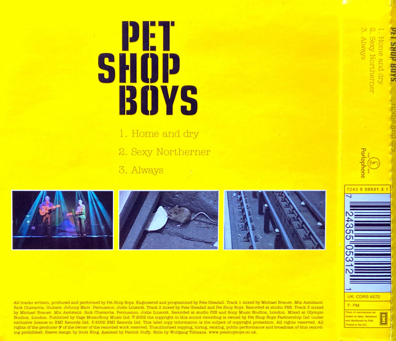 Pet Shop Boys ‎CD Single Home And Dry - Europe (M/EX)