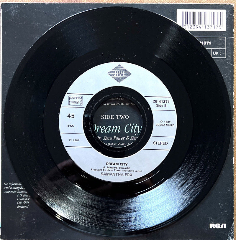 Samantha Fox 7" Nothing's Gonna Stop Me Now