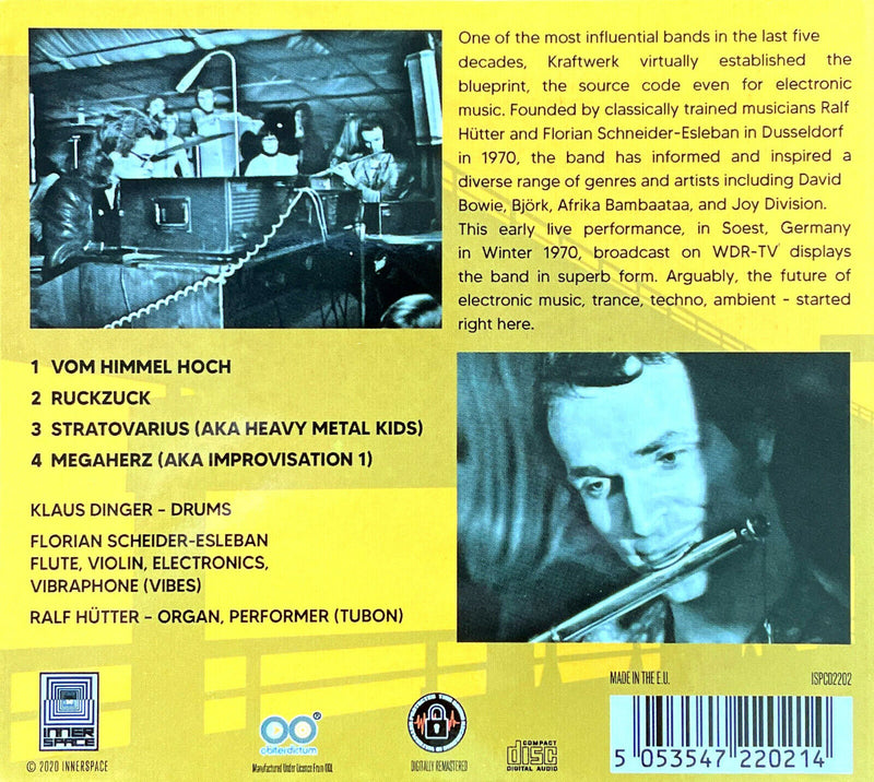 Kraftwerk ‎CD Soest Live - Digipak - Europe (M/M)