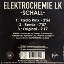 Elektrochemie LK ‎Maxi CD Schall - France (VG+/EX)