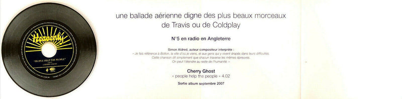 Cherry Ghost ‎CD Single People Help The People - Promo - France (EX/VG+)