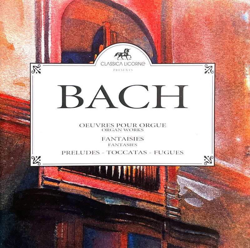 Johann Sebastian Bach ‎CD OEUVRESPOUR ORGUE / FANTAISIES / PRELUDES/ TOCATAS / F