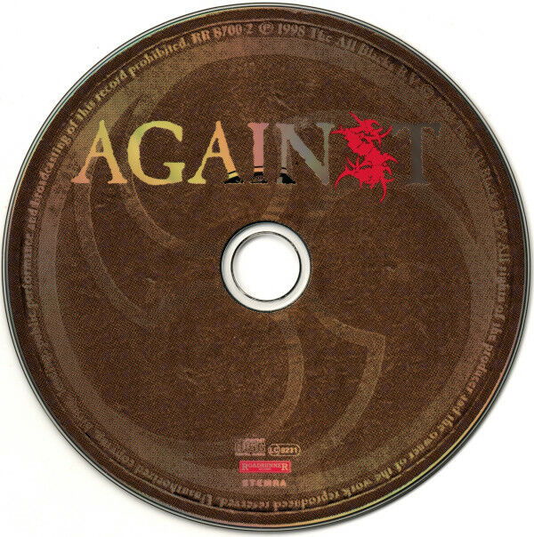 Sepultura ‎CD Against - Europe (EX/VG+)