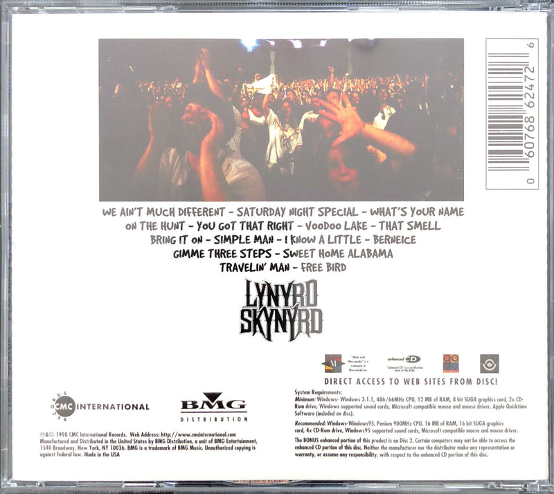 Lynyrd Skynyrd 2xCD Lyve From Steel Town - USA (EX/M)