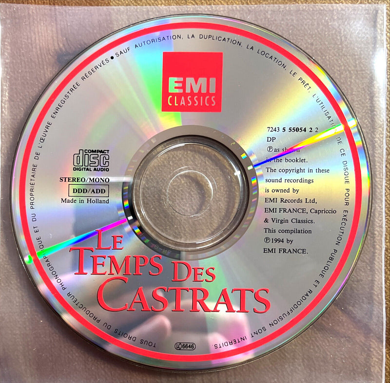 Various CD Les Temps Des Castrats