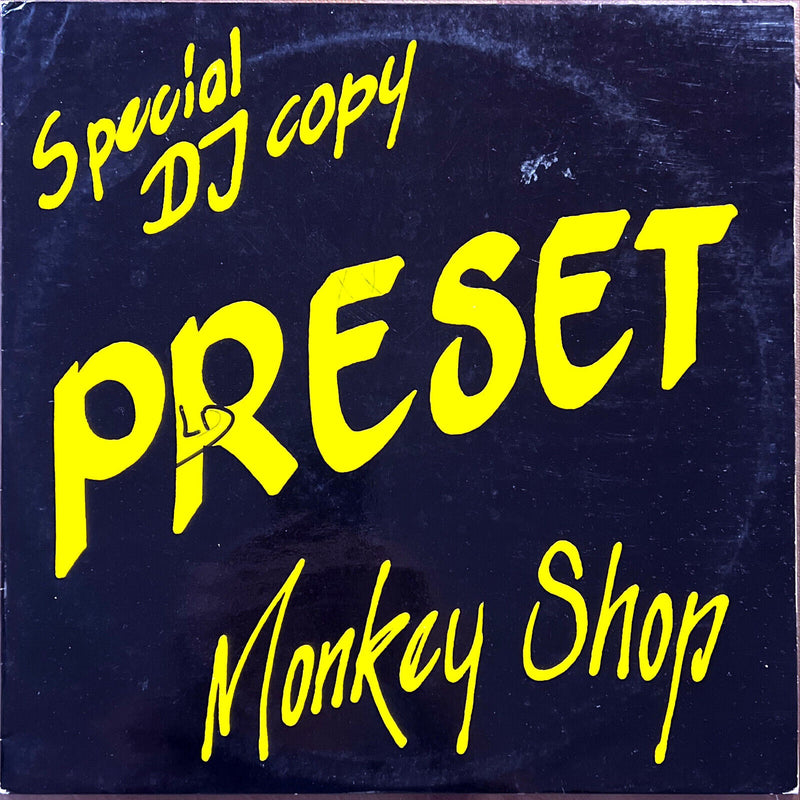 Preset 12" Monkey Shop - Vinyle Transparent