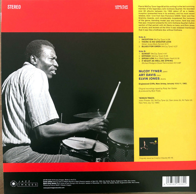 McCoy Tyner LP Inception - Gatefold - Europe (M/M)