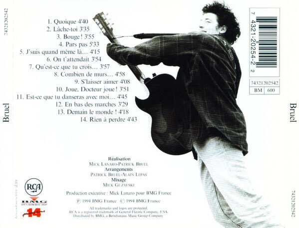 Patrick Bruel CD Bruel - France (EX+/M)
