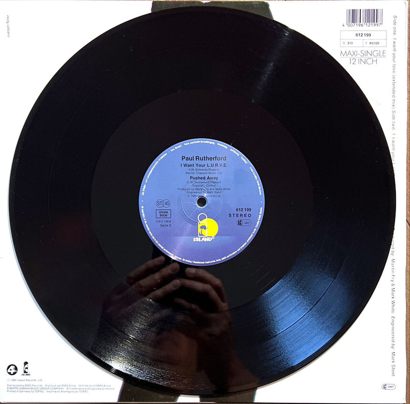 Paul Rutherford 12" I Want Your Love