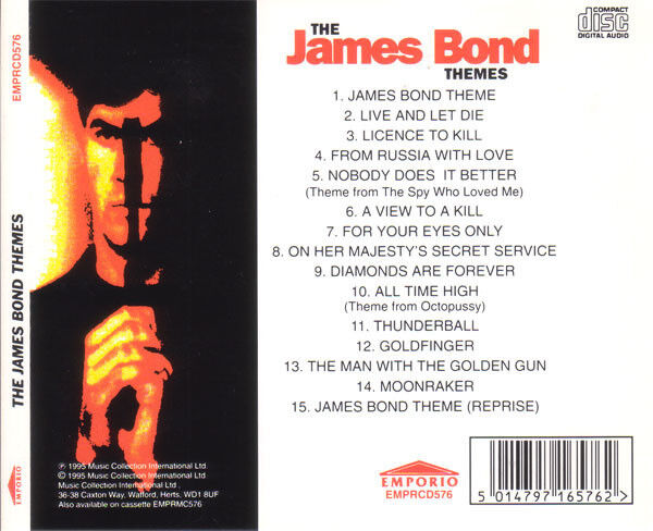 The London Theatre Orchestra ‎CD The James Bond Themes - England (M/M)