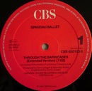 Spandau Ballet 12" Through The Barricades (Extended Version) - Holland (VG+/M)
