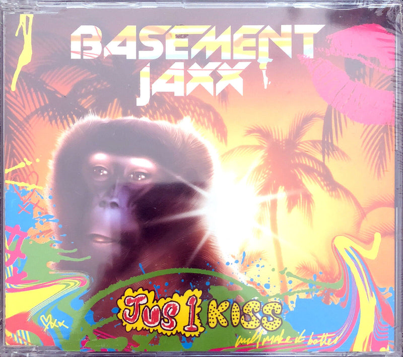 Basement Jaxx ‎Maxi CD Jus 1 Kiss - France (M/M - Scellé)