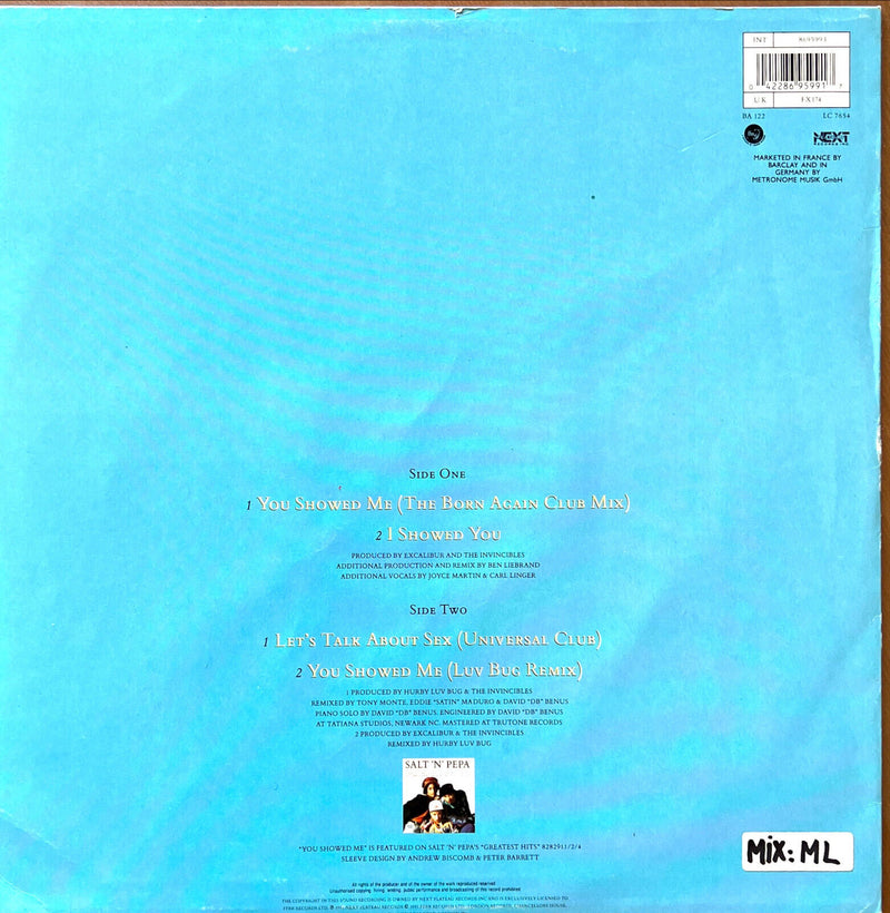 Salt 'N' Pepa 12" You Showed Me