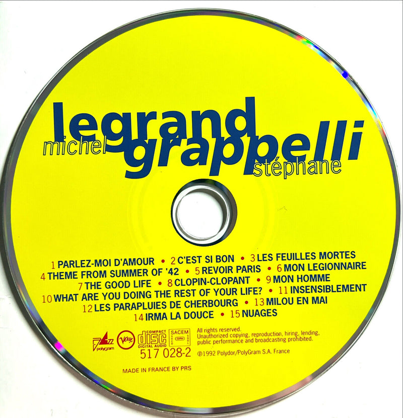 Stéphane Grappelli, Michel Legrand CD Legrand Grappelli