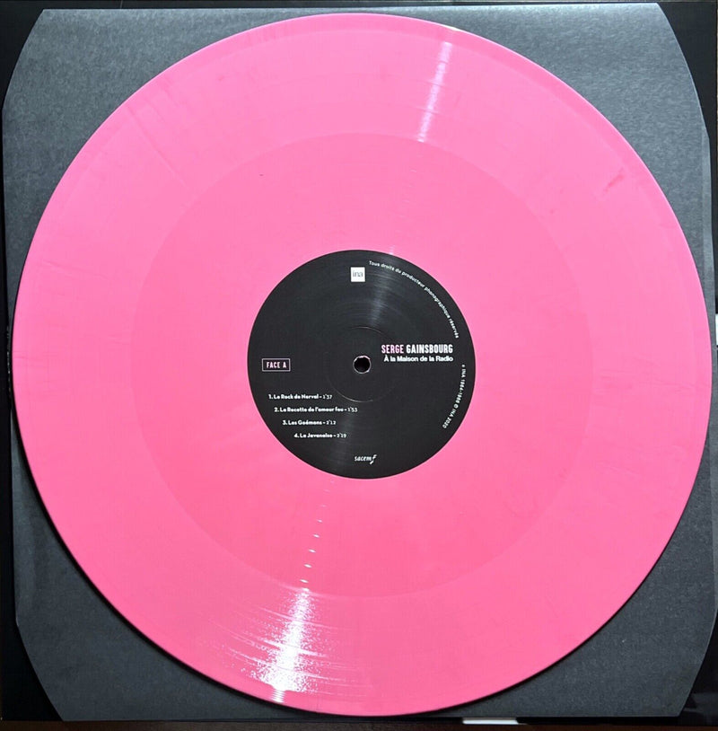 Serge Gainsbourg ‎12" À La Maison De La Radio - Limited Edition, Pink Vinyl - Fr