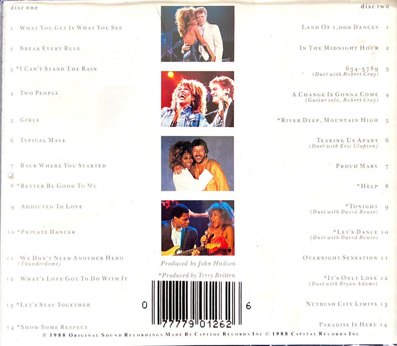 Tina Turner 2xCD Tina Live In Europe