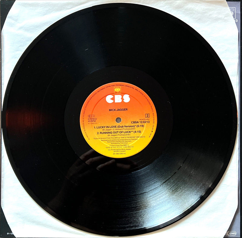 Mick Jagger 12" Lucky In Love (Extended Version)