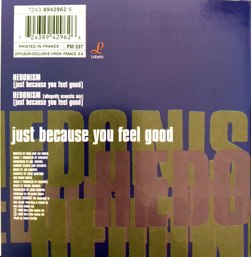 Skunk Anansie ‎CD Single Hedonism (Just Because You Feel Good) - France (M/M)