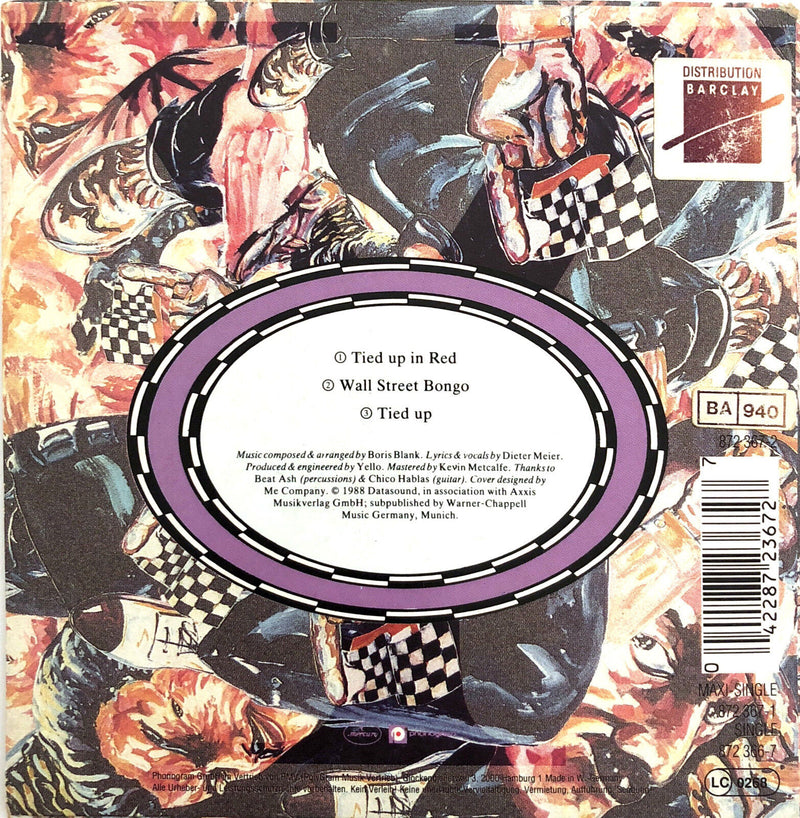 Yello ‎Maxi CD Tied Up - Germany (EX/EX)
