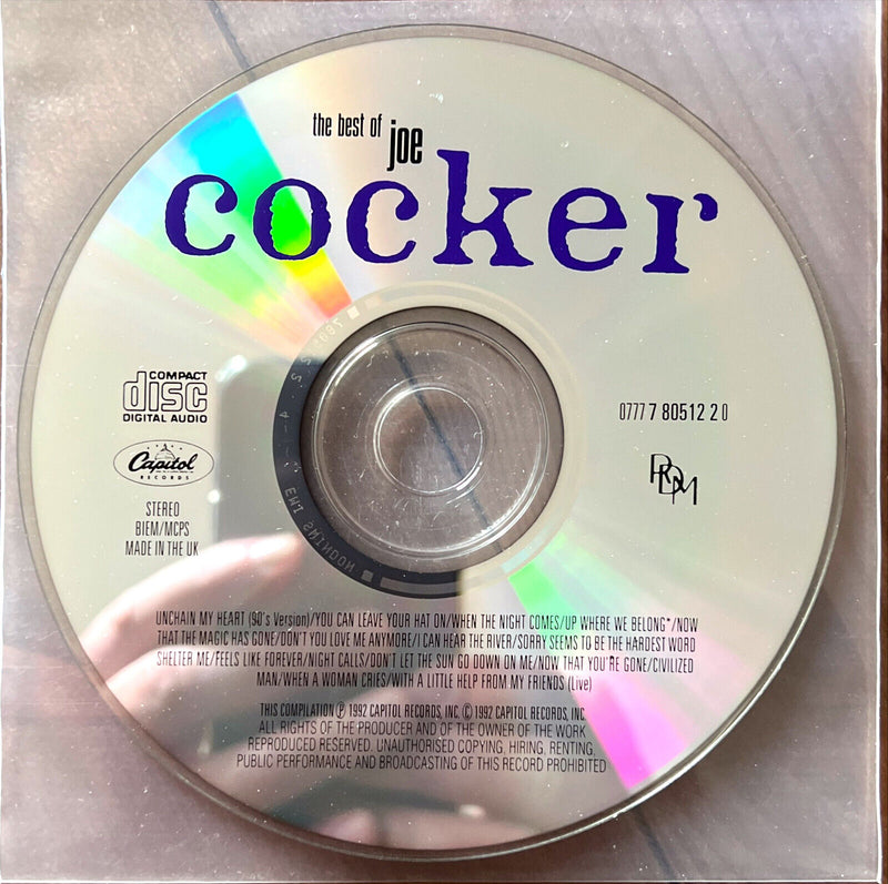 Joe Cocker CD The Best Of Joe Cocker