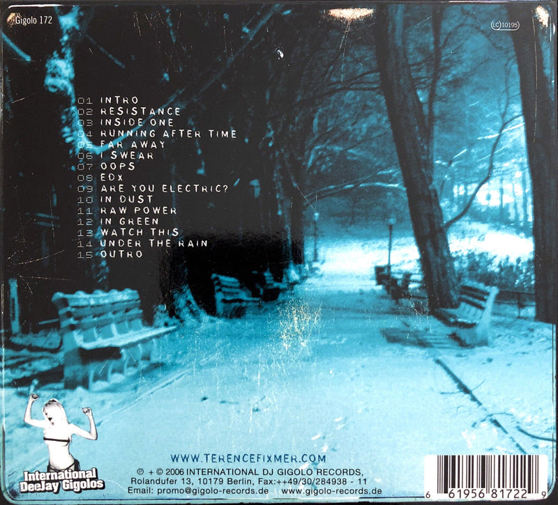 Terence Fixmer ‎CD Silence Control - Digipak - Germany (M/M)