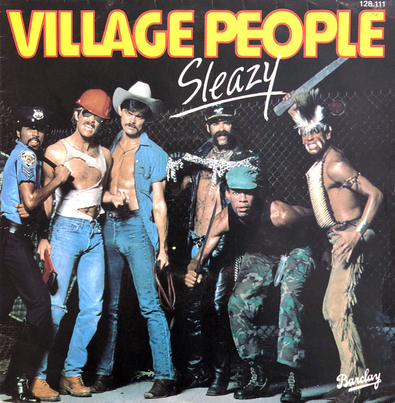 Village People ‎7" Sleazy - Label papier - France (VG+/VG+)