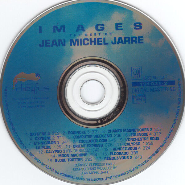 Jean-Michel Jarre ‎CD Images (The Best Of Jean Michel Jarre) (Dreyfus ‎– 191 031