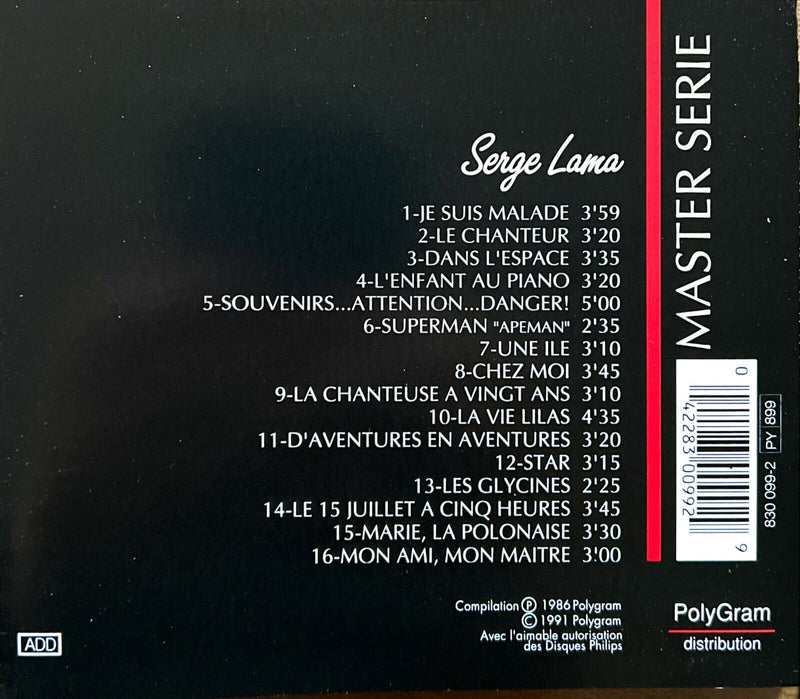Serge Lama CD Master Serie