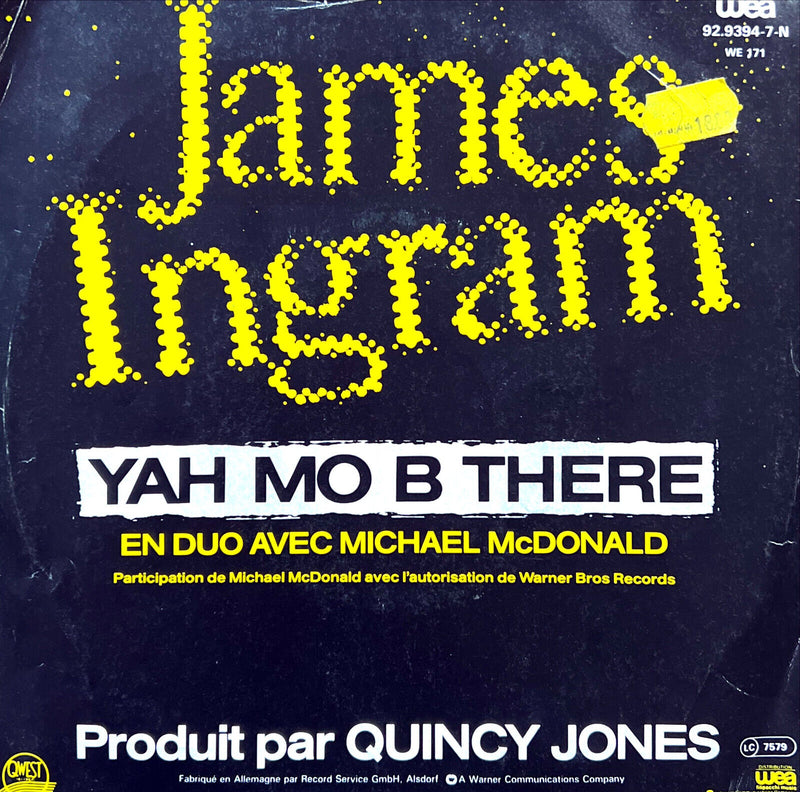 James Ingram 7" Yah Mo B There - France