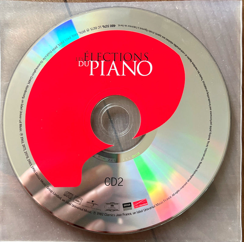 Compilation 2xCD Les Elections Du Piano