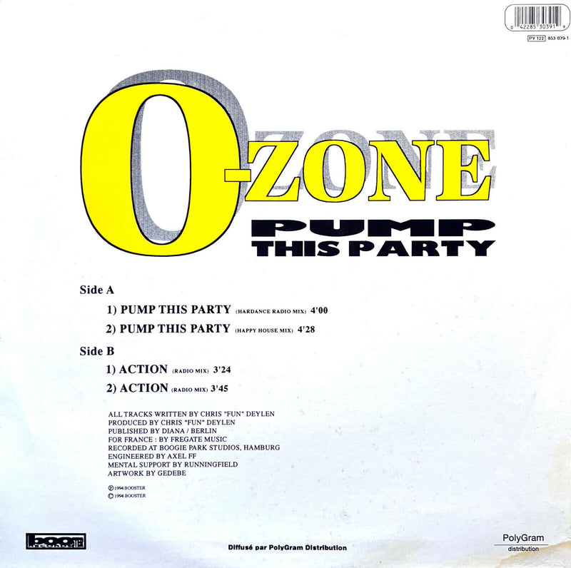 O-Zone 12" Pump This Party - France