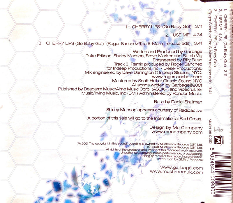 Garbage ‎Maxi CD Cherry Lips - CD2 - UK (M/EX+)