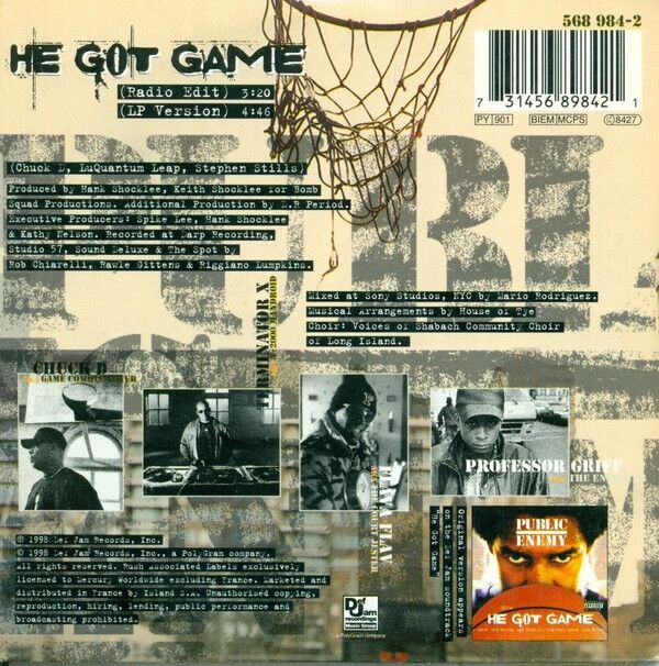 Public Enemy CD Single He Got Game - Europe (EX/EX+)