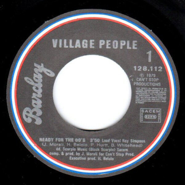 Village People 7" Ready For The 80's (Prêts Pour Les Années 80) - France (VG+/VG