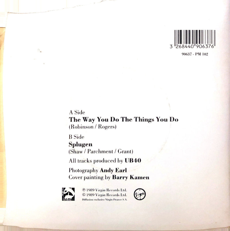 UB40 7" The Way You Do The Things You Do - France (VG+/VG+)