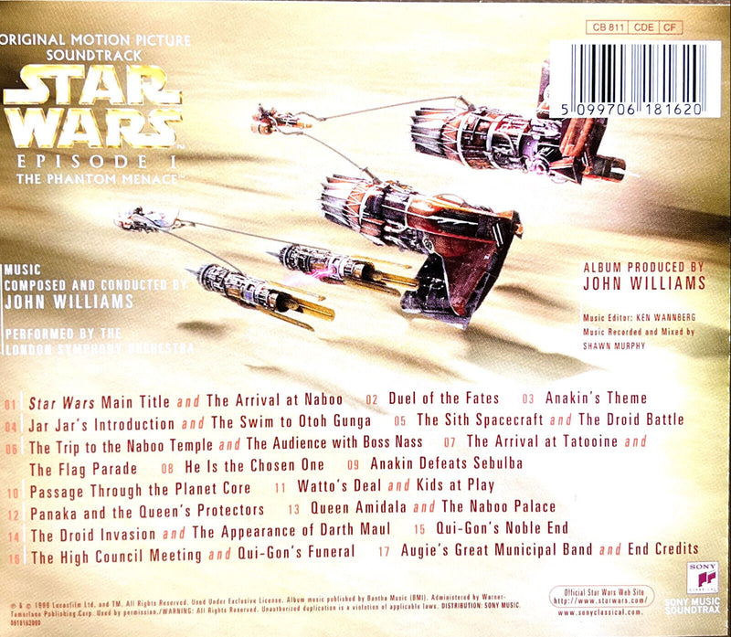 John Williams, London Symphony Orchestra CD Star Wars - Episode I: The Phantom M