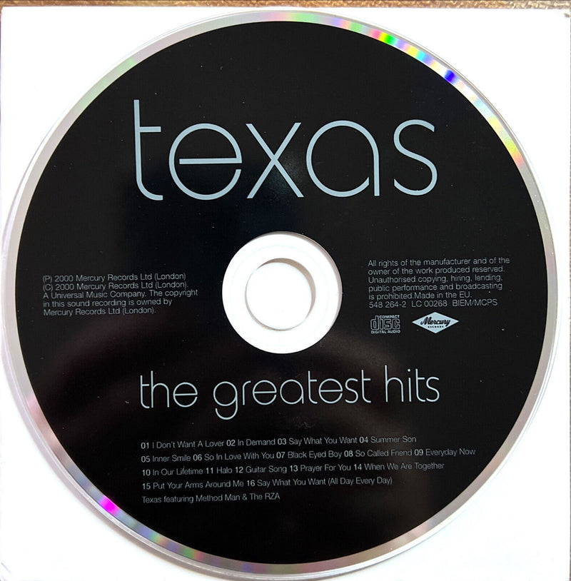 Texas CD The Greatest Hits