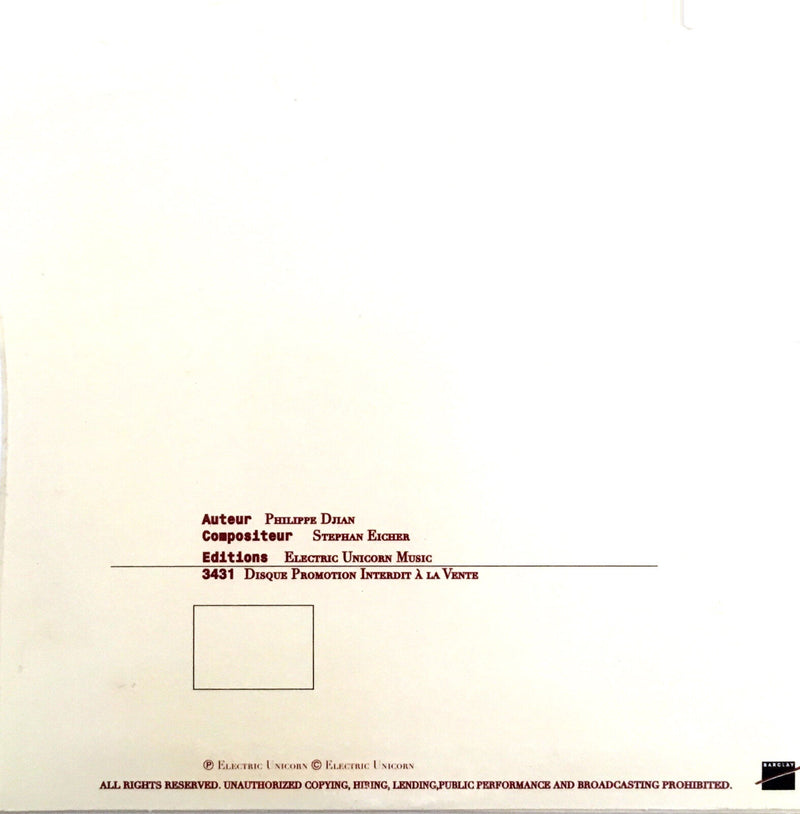 Stephan Eicher ‎CD Single Oh Ironie - Promo - France (EX/EX+)