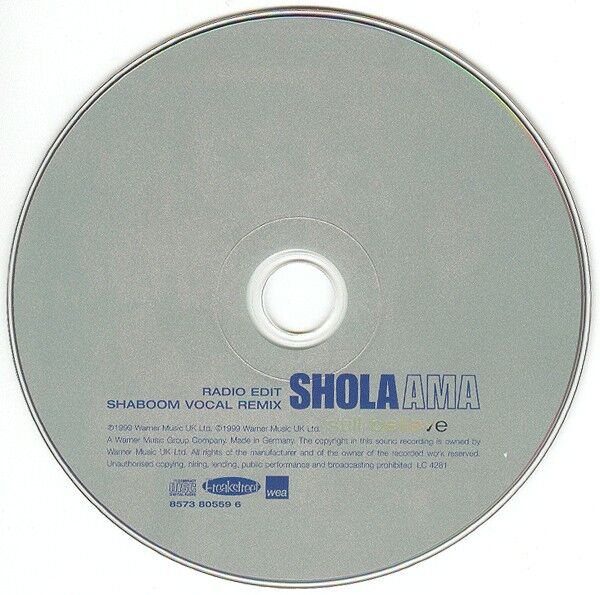 Shola Ama CD Single Still Believe - Europe (EX+/EX+)