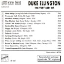 Duke Ellington CD The Very Best Of 1939-1941