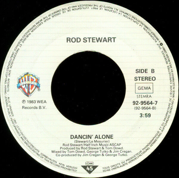 Rod Stewart ‎7" What Am I Gonna Do (I'm So In Love With You) - Germany (VG+/EX)