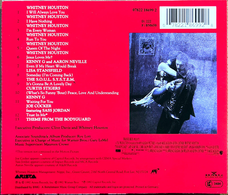 Compilation CD The Bodyguard (Original Soundtrack Album) - Germany