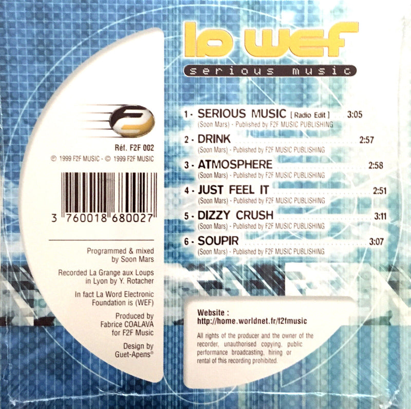LP Wef Maxi CD Serious Music - France (M/M - Scellé / Sealed)