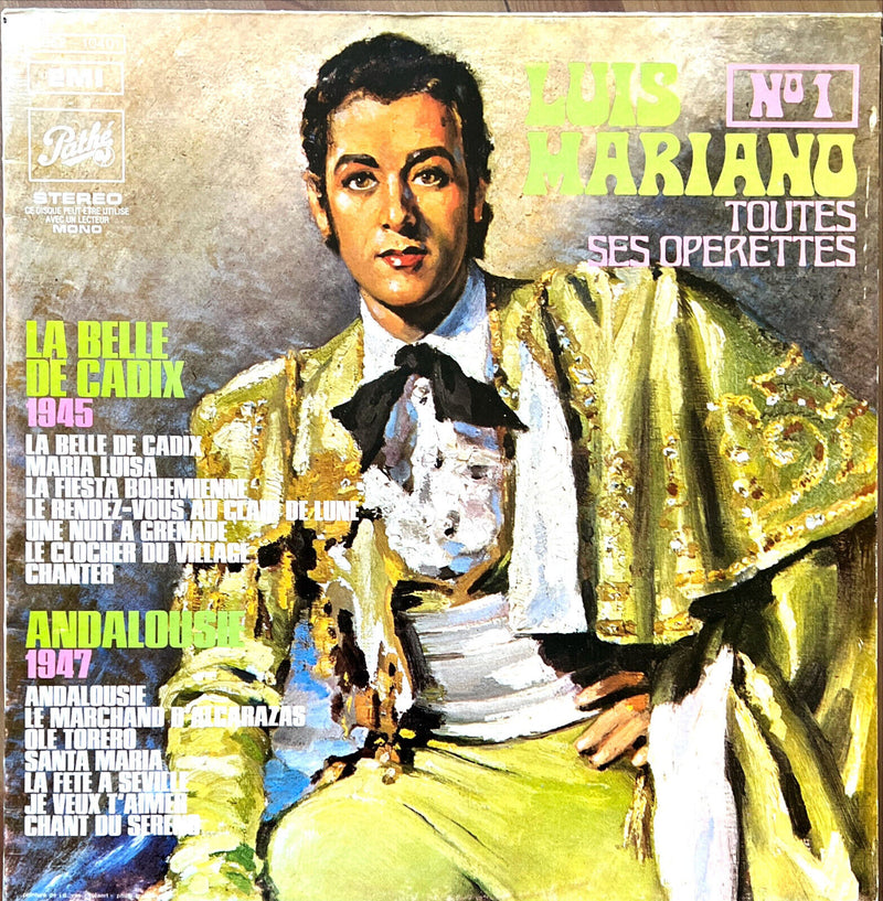 Luis Mariano LP Toutes Ses Opérettes N°1