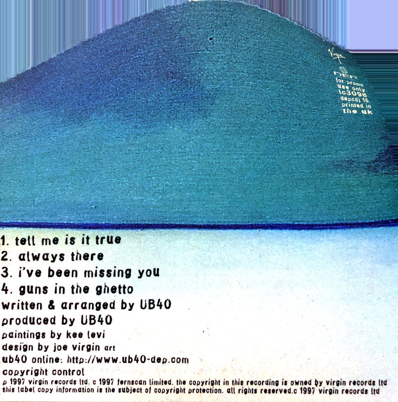 UB40 ‎Maxi CD Guns In The Ghetto Sampler - Promo - UK (M/EX+)